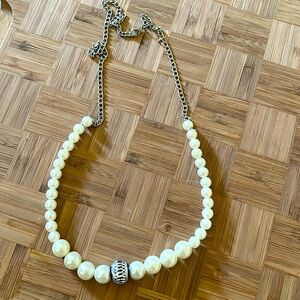 Faux Pearl Necklace